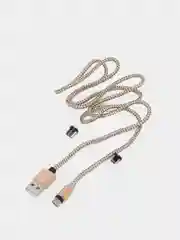 Белый магнитная зарядка для iPhone, кабель micro type, lightning-c, 1 м