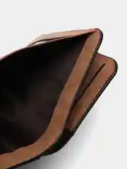 Хаки кошелек женский Baellerry, из замши