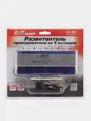 Серебряный разветвитель прикуривателя AVS 12/24