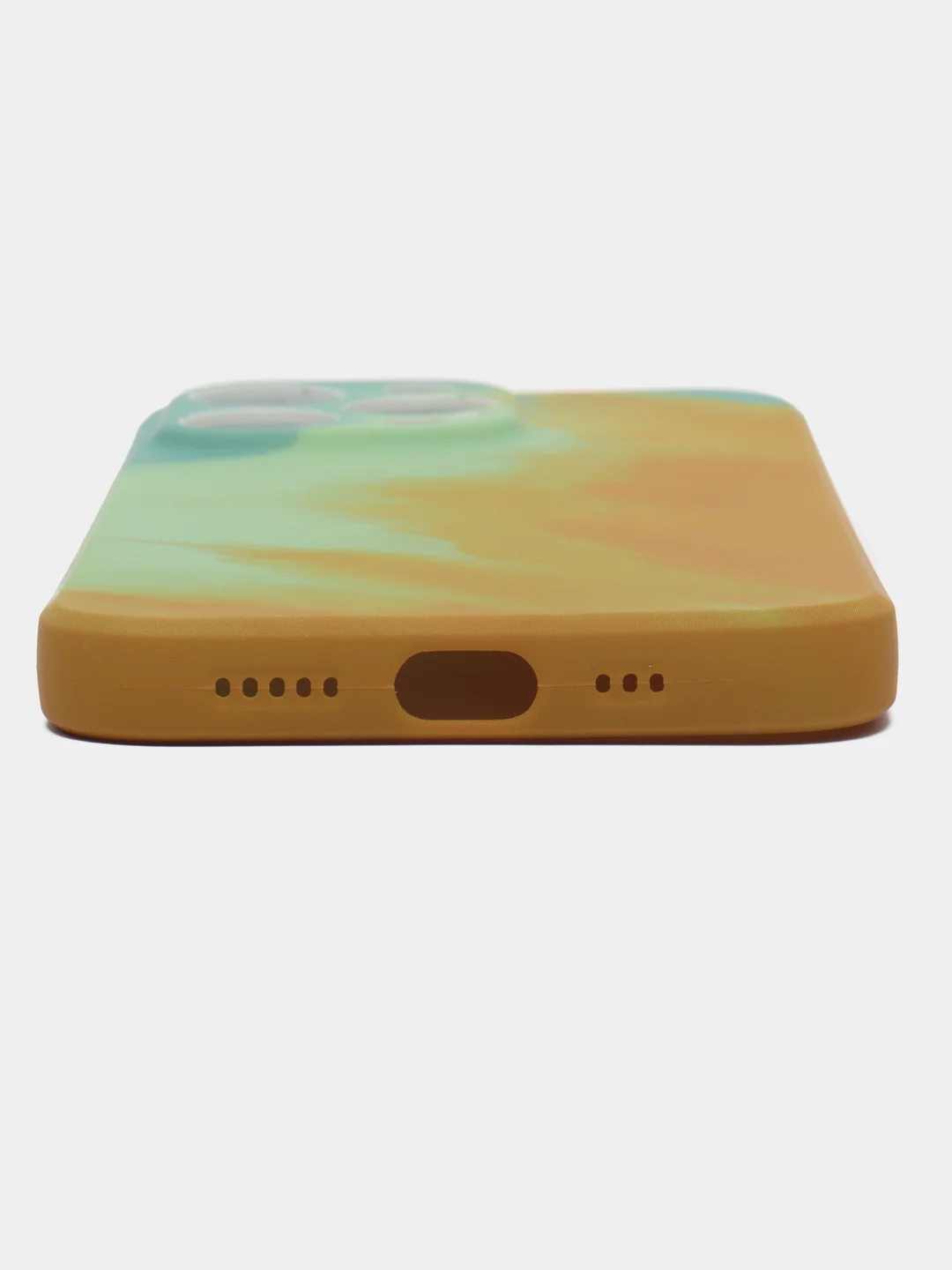 Горчичный чехол iPhone 13, 13 Pro, 13 Pro Max, силиконовый, с мягким подкладом