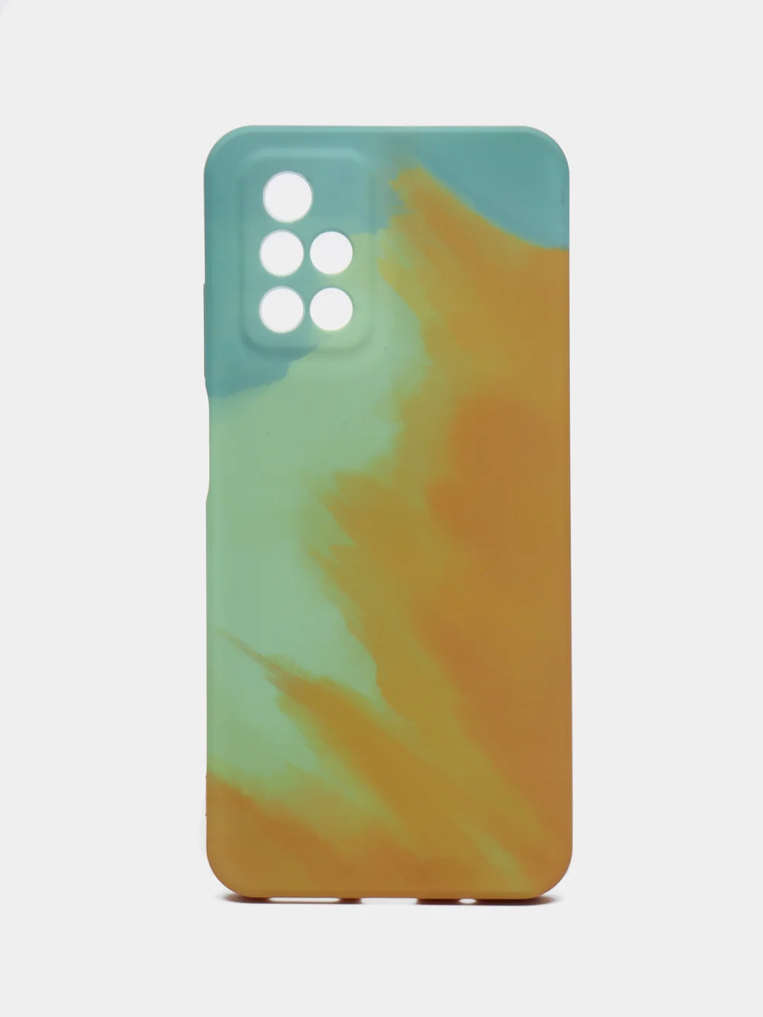Горчичный чехол для Xiaomi Redmi 10 (Сяоми Редми 10), силиконовый, с мягким подкладом