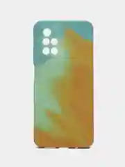 Горчичный чехол для Xiaomi Redmi 10 (Сяоми Редми 10), силиконовый, с мягким подкладом