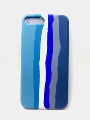 Чехол Silicone Case для iPhone 7 Plus/8 Plus, с полосами