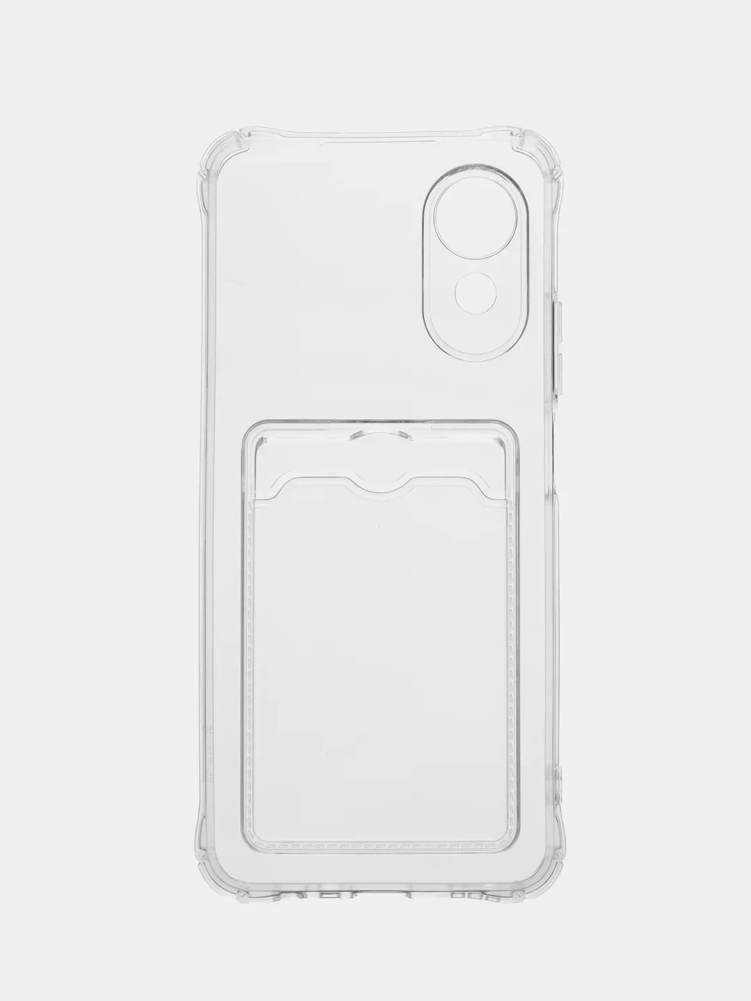 Прозрачный чехол для Oppo A17/ A17K (Оппо А17/ А17К), силиконовый прозрачный