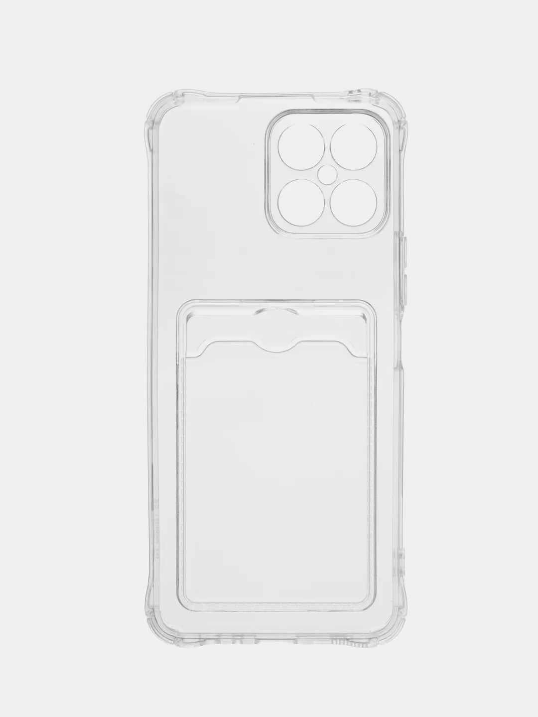 Прозрачный чехол на Honor X8 (Хонор Х8), силиконовый прозрачный