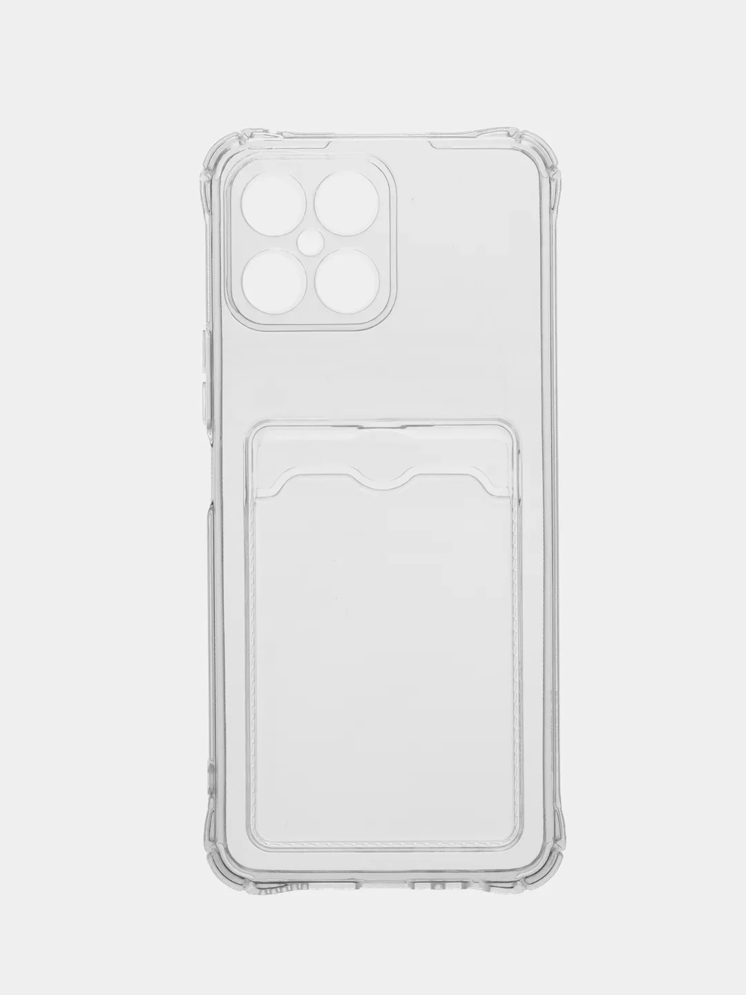 Прозрачный чехол на Honor X8 (Хонор Х8), силиконовый прозрачный