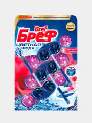 Туалетный блок Бреф Color Aktiv "Цветочная Свежесть", 3 х 50 г