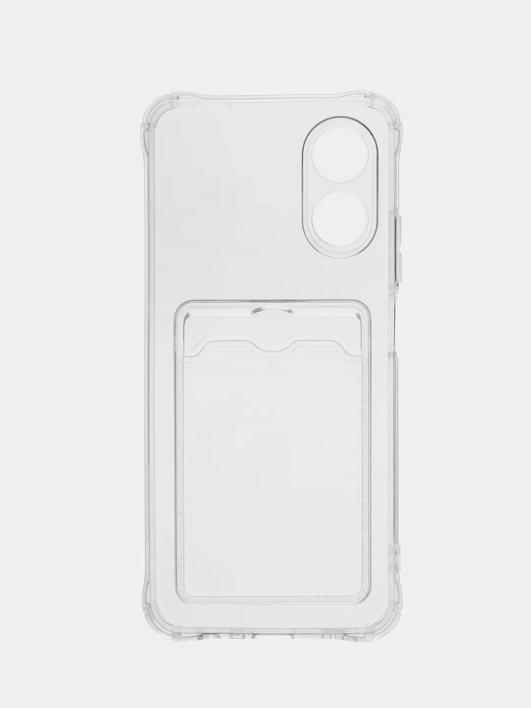 Прозрачный чехол для OPPO A17 / A17K (Оппо А17 / 17К), силиконовый прозрачный