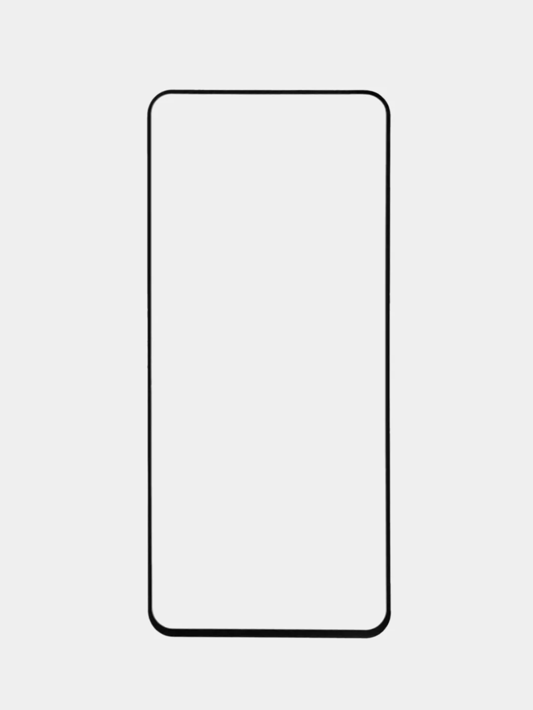 Прозрачный защитное стекло BROSCORP для Honor X8a с олеофобным покрытием и черной рамкой, закаленное