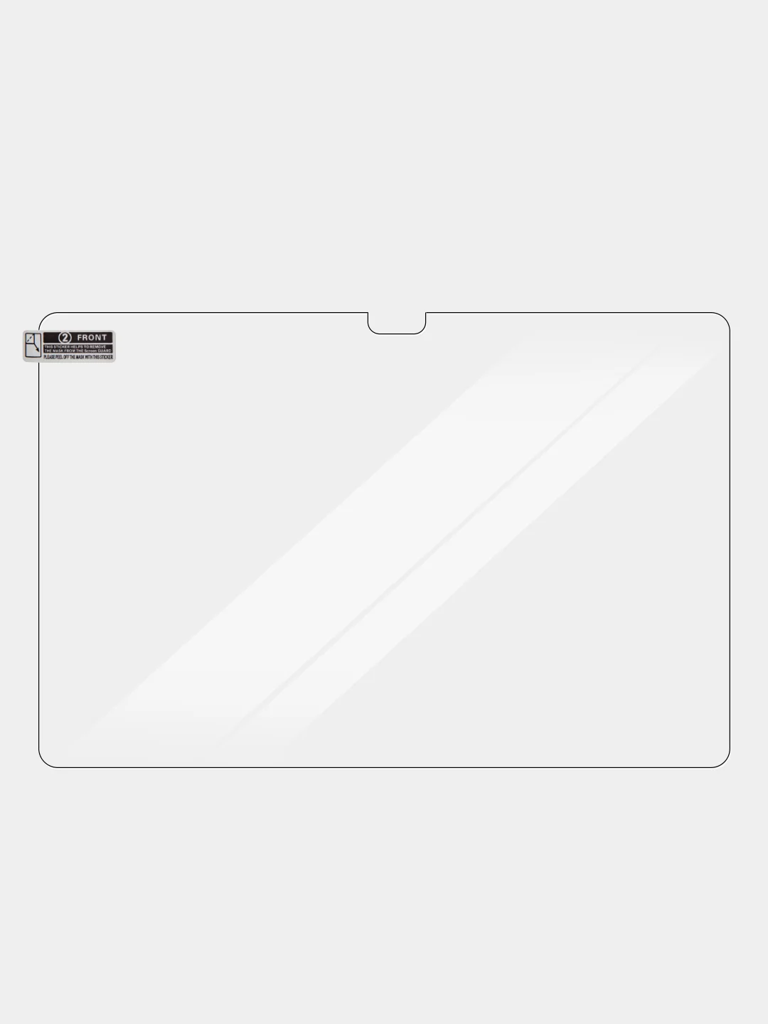 Прозрачный защитная пленка для планшета Samsung Galaxy Tab A8 (2021) 10.5" КАРТОФАН глянцевая/матовая