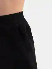 Черный костюм женский спортивный вельветовый, рубашка и брюки SHARMIN