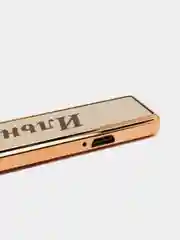 Электронная зажигалка USB, гравировка "Ильнар"