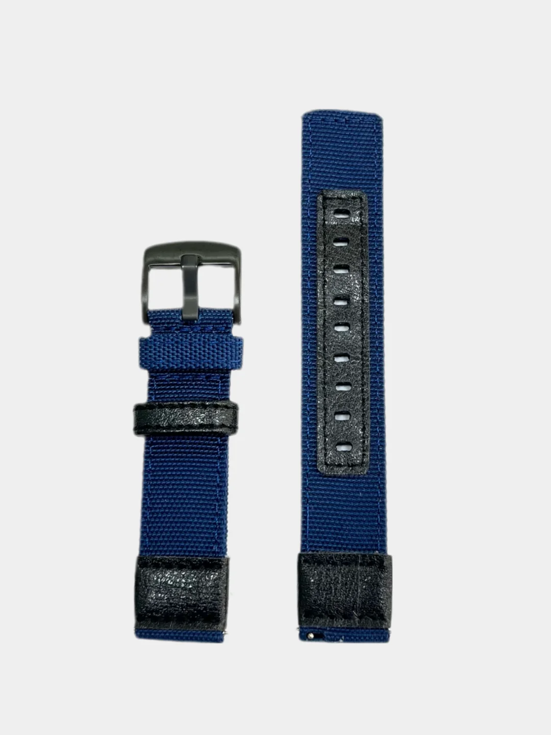 Синий тканевый ремешок для Xiaomi Amazfit Bip, Samsung Gear, Huawei Watch, 20 / 22 мм