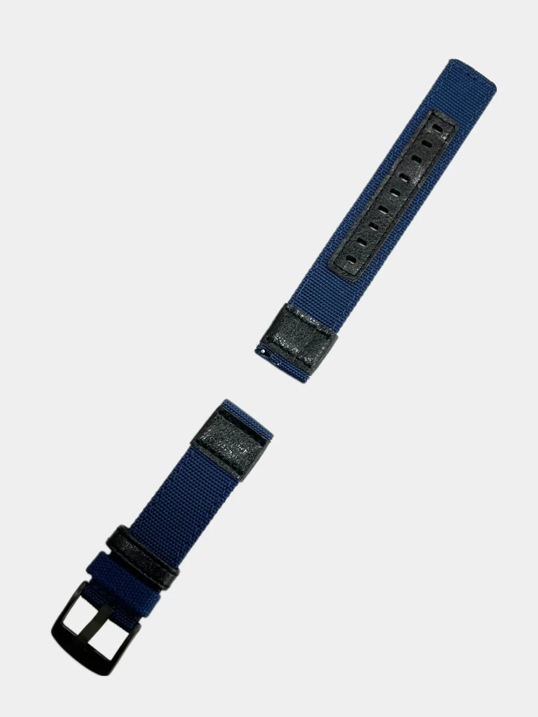 Синий тканевый ремешок для Xiaomi Amazfit Bip, Samsung Gear, Huawei Watch, 20 / 22 мм