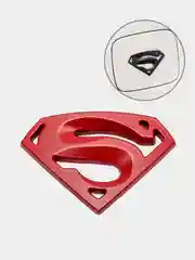 Красный украшение металлическое для авто "Superman"