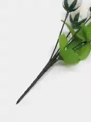 Белый цветы искусственные "Букет розы", 6 голов