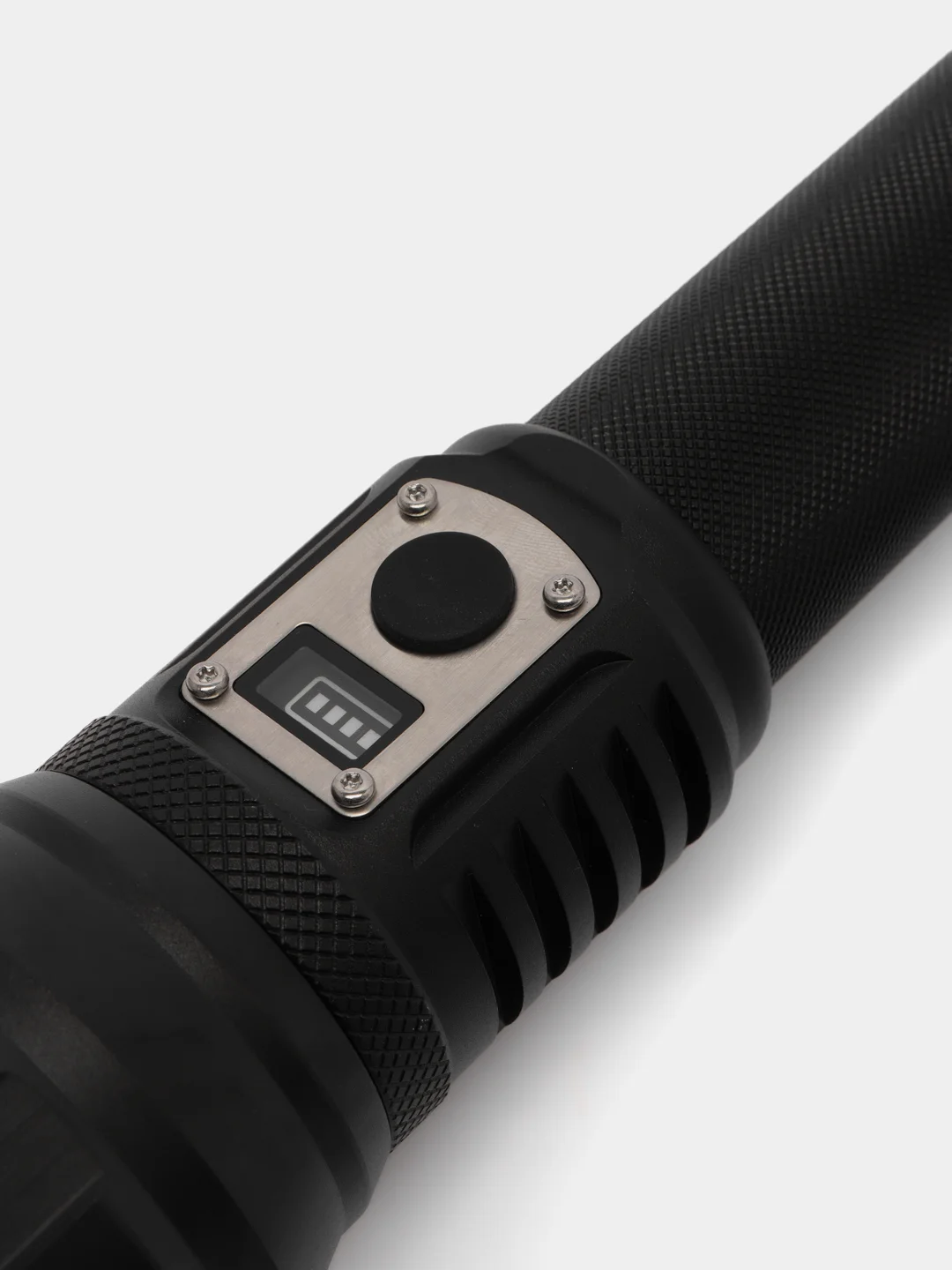 Черный ручной фонарь XHP-360