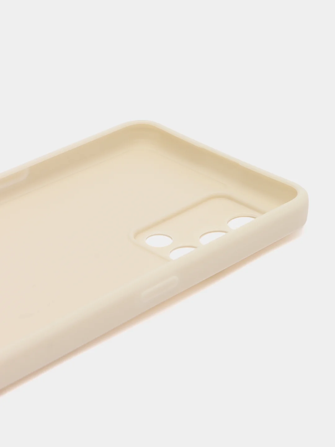 Молочный чехол OPPO A74 4G (Оппо А74, 4джи), силиконовый