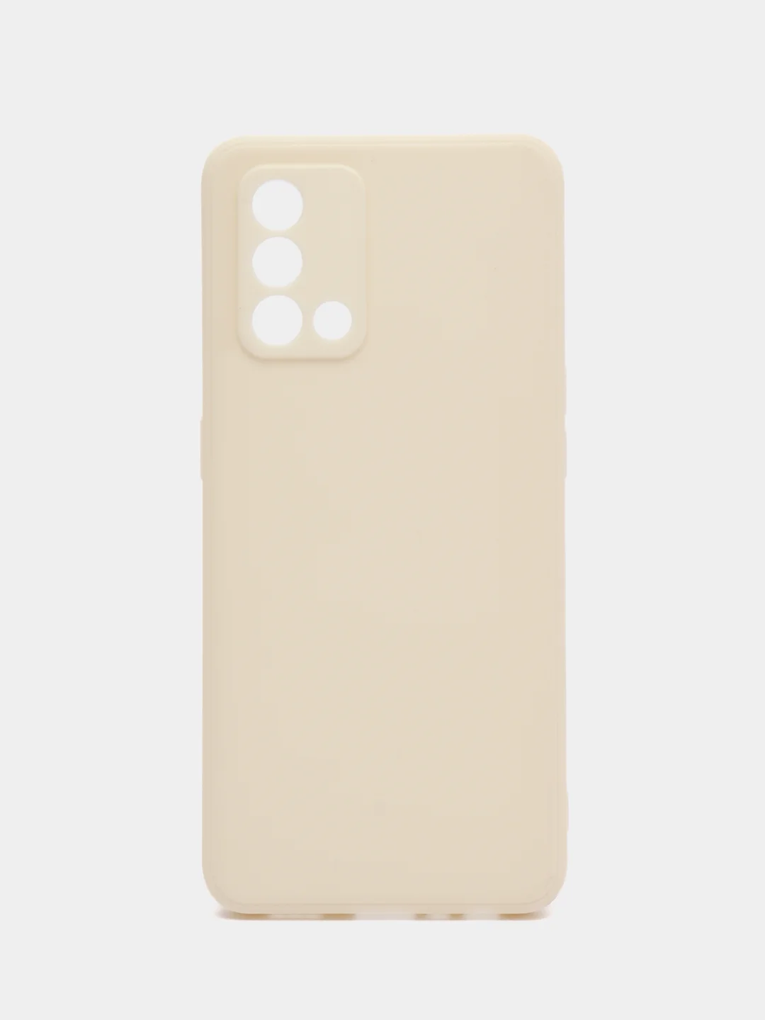 Молочный чехол OPPO A74 4G (Оппо А74, 4джи), силиконовый