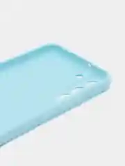 Голубой чехол для Samsung Galaxy S22 Plus (Самсунг Галакси С22 Плюс), силиконовый