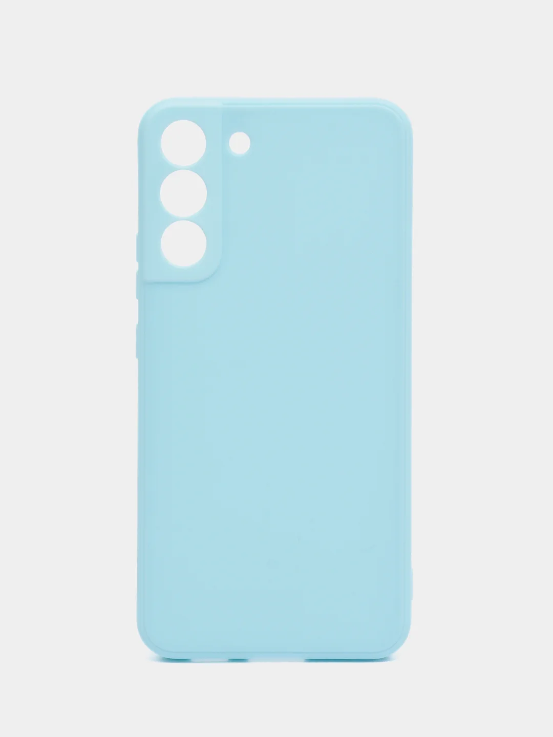 Голубой чехол для Samsung Galaxy S22 Plus (Самсунг Галакси С22 Плюс), силиконовый