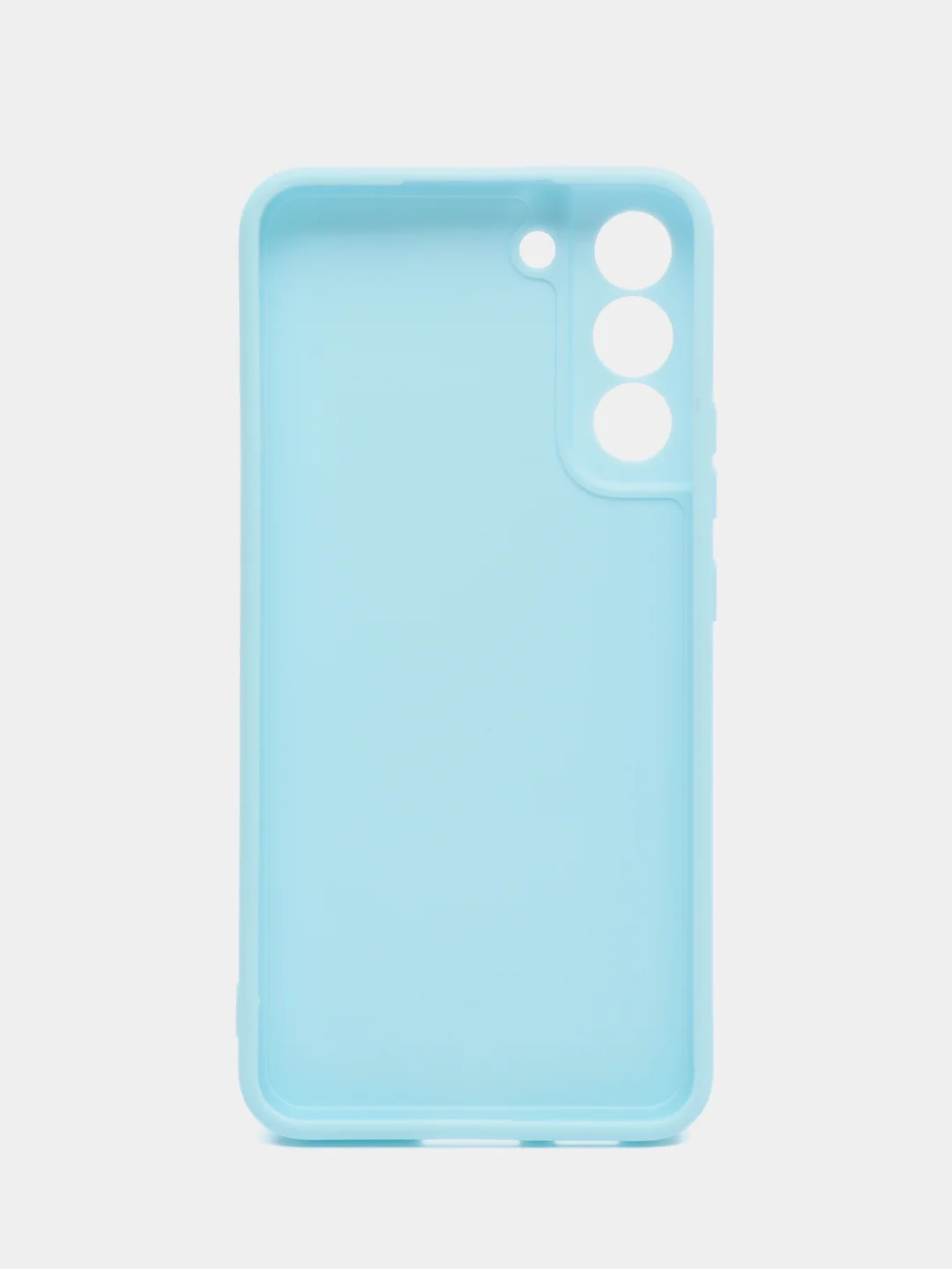 Голубой чехол для Samsung Galaxy S22 Plus (Самсунг Галакси С22 Плюс), силиконовый