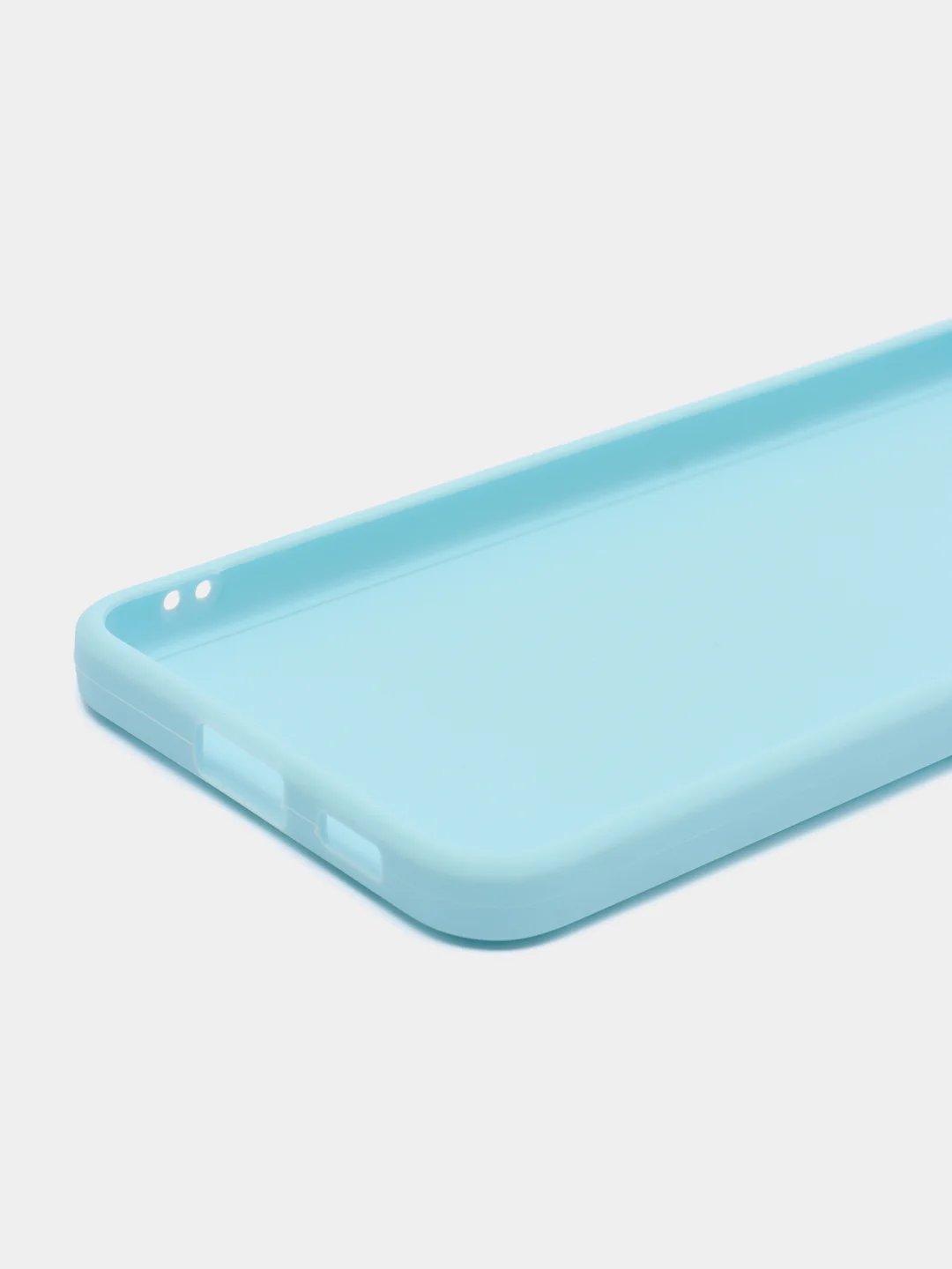 Голубой чехол для Samsung Galaxy S22 Plus (Самсунг Галакси С22 Плюс), силиконовый