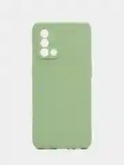 Зеленый чехол OPPO A74 4G (Оппо А74, 4джи), силиконовый