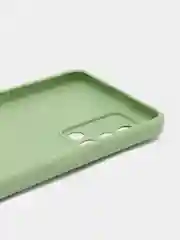 Зеленый чехол OPPO A74 4G (Оппо А74, 4джи), силиконовый