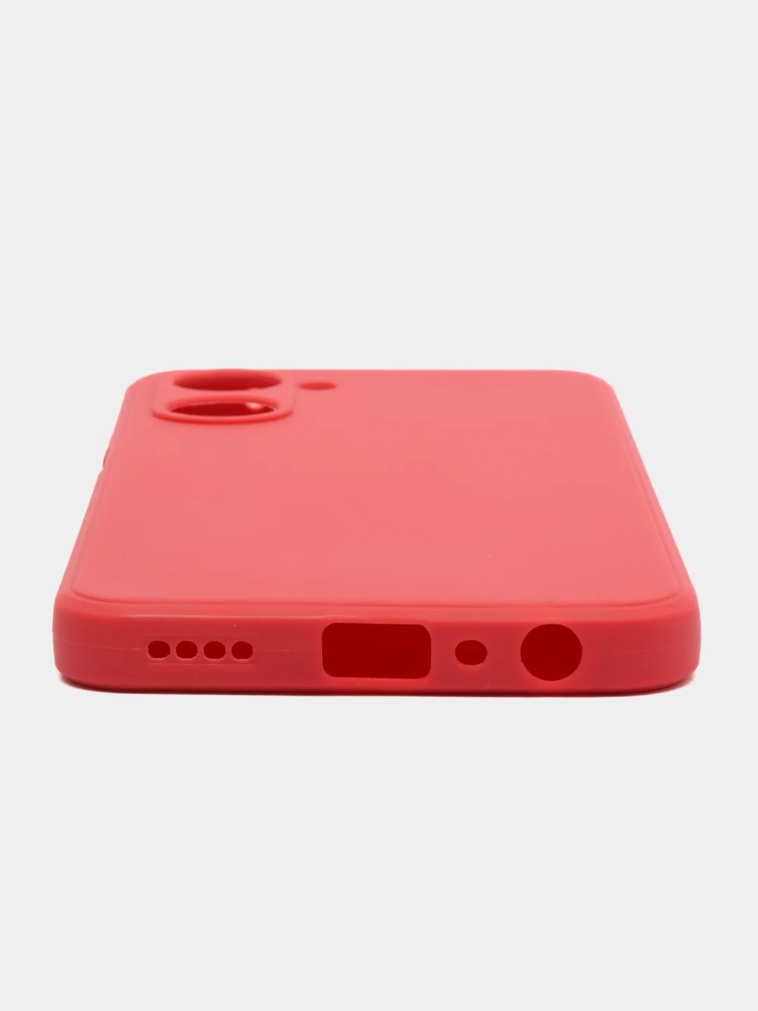 Коралловый силиконовый чехол для Realme 10 4G (Реалми 10 4Г), прозрачный