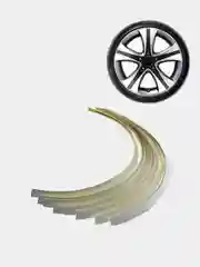 Белый наклейки на шины