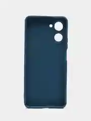 Синий чехол для Realme 10 Pro (Реалми 10 Про) силиконовый, цветной, матовый
