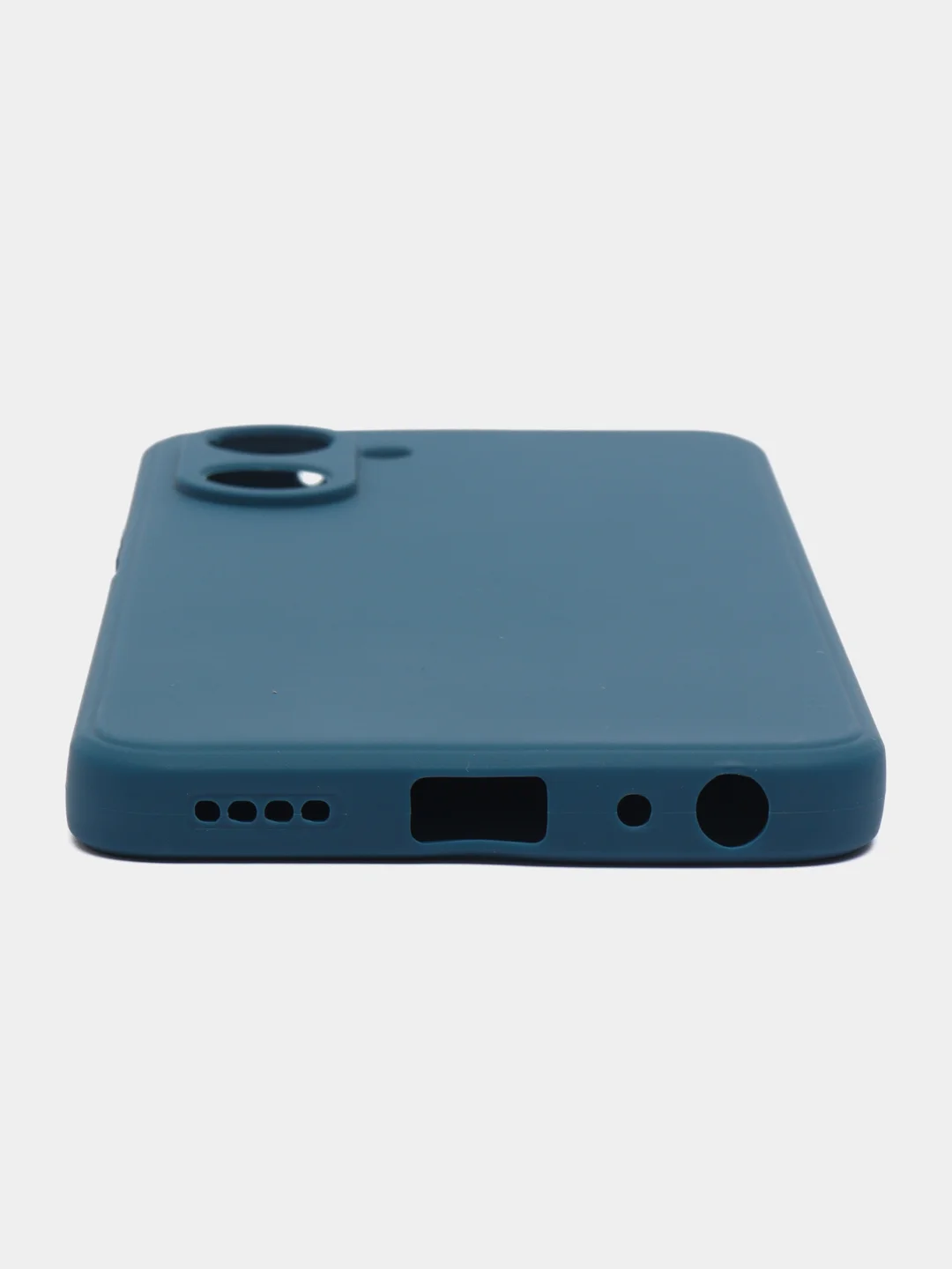 Синий чехол для Realme 10 Pro (Реалми 10 Про) силиконовый, цветной, матовый