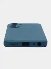 Синий чехол для Realme 10 Pro (Реалми 10 Про) силиконовый, цветной, матовый