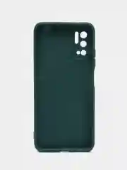 Тёмно-зелёный чехол силиконовый для Redmi Note 10T ,Note 10 5G ,POCO M3 Pro (Редми нот 10, поко м3)
