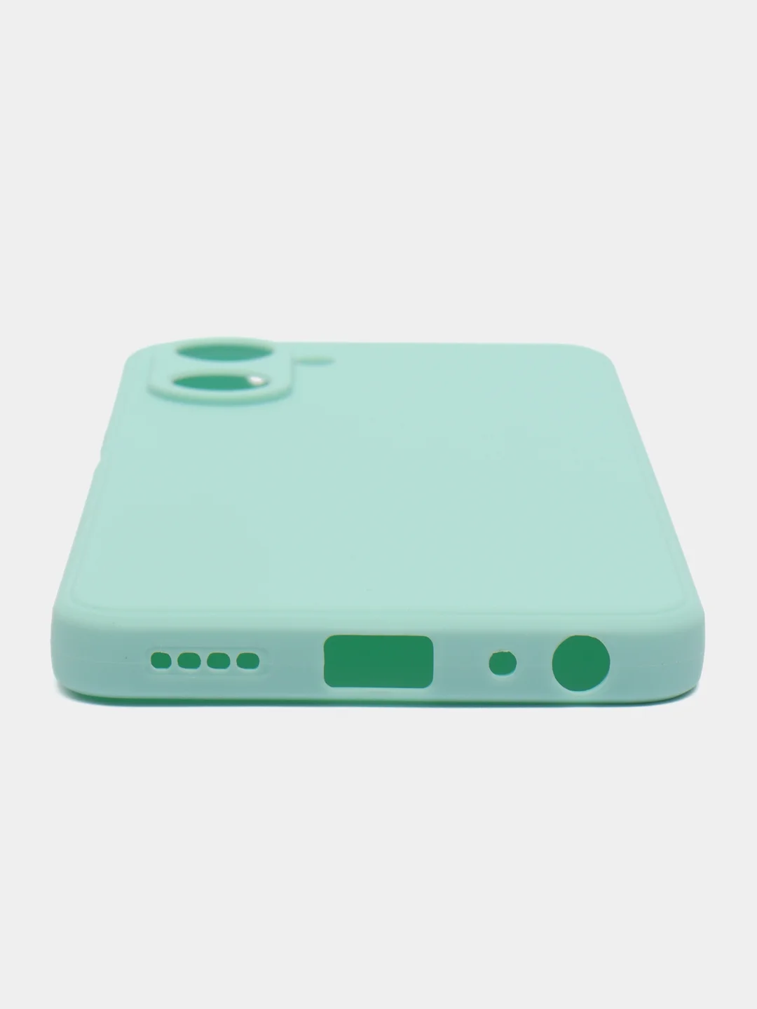 Мятный чехол для Realme 10 Pro (Реалми 10 Про) силиконовый, цветной, матовый