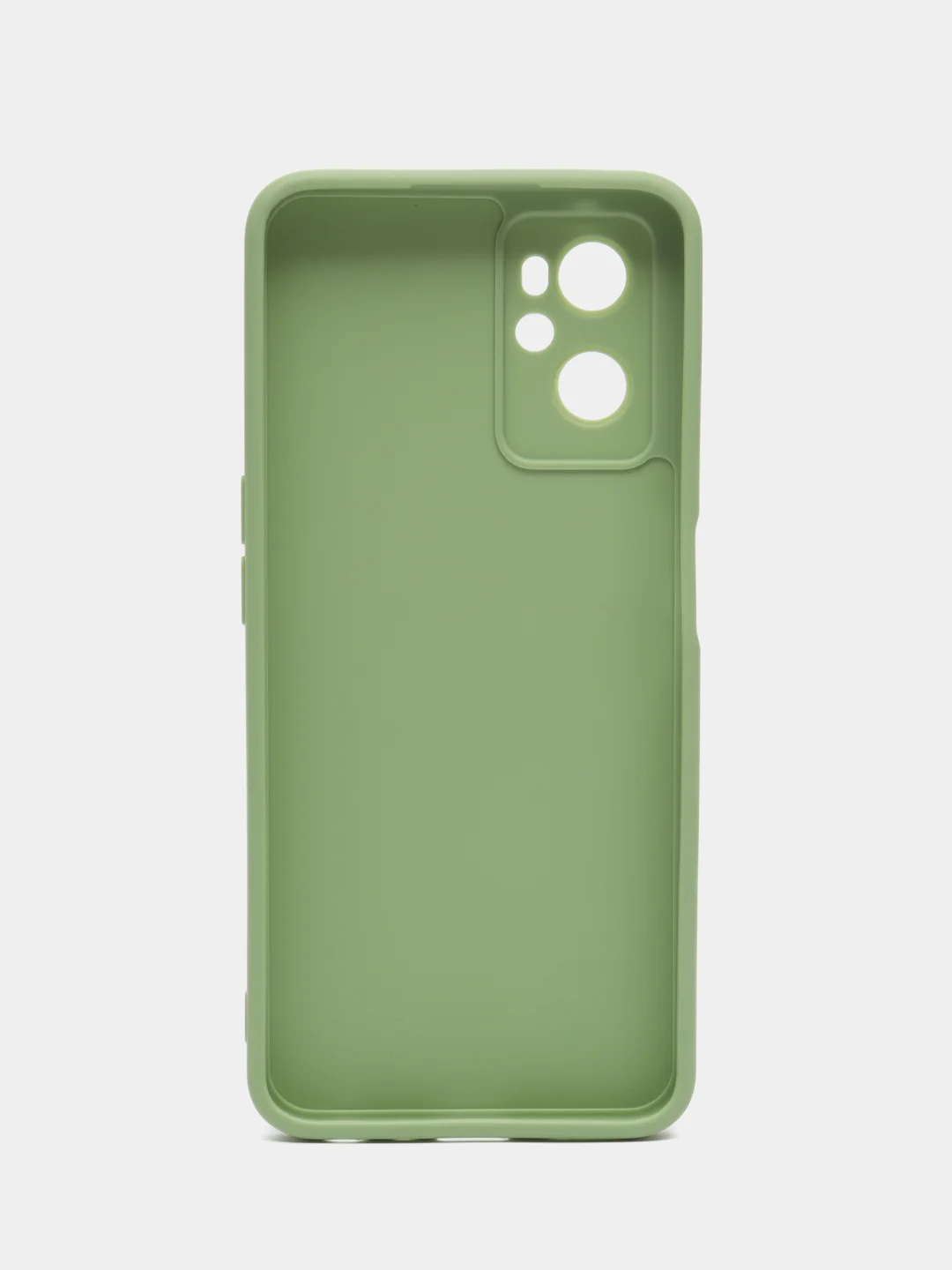 Зеленый силиконовый чехол для Realme 9i 4G / Oppo A96, (Реалми 9Ай / Оппо А96), прозрачный