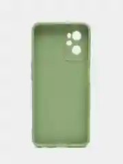 Зеленый силиконовый чехол для Realme 9i 4G / Oppo A96, (Реалми 9Ай / Оппо А96), прозрачный