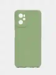 Зеленый силиконовый чехол для Realme 9i 4G / Oppo A96, (Реалми 9Ай / Оппо А96), прозрачный