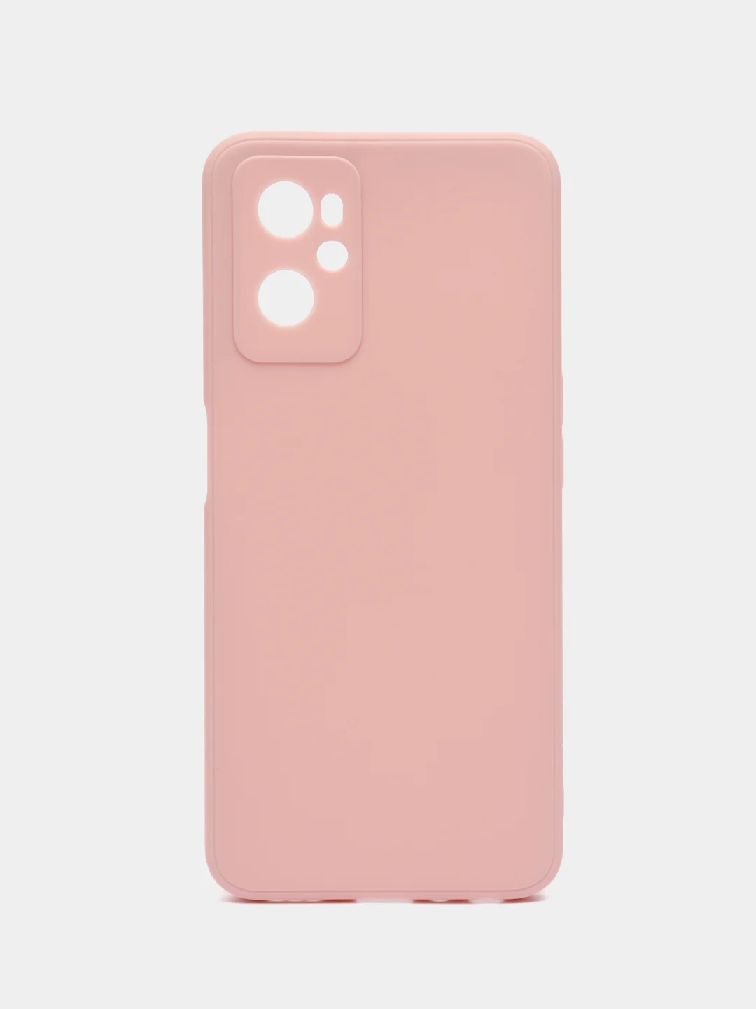 Пудровый силиконовый чехол для Realme 9i 4G / Oppo A96, (Реалми 9Ай / Оппо А96), прозрачный