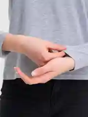 Серый меланж лонгслив женский, с длинным рукавом