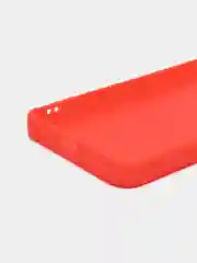 Красный чехол Infinix HOT 20i (Хот 20 ай), прозрачный, силиконовый