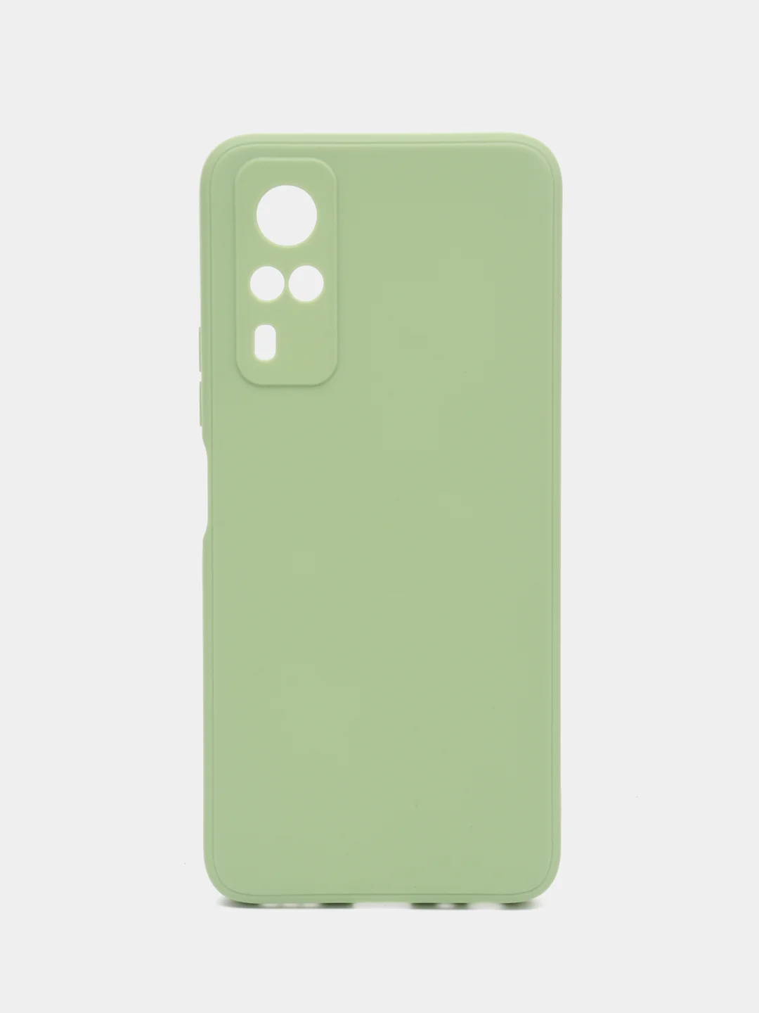 Зеленый чехол для Vivo Y31/Y53S 4G/Y51 2020/2021 (Виво У31/У53С 4Г/У51 2020/2021), силиконовый