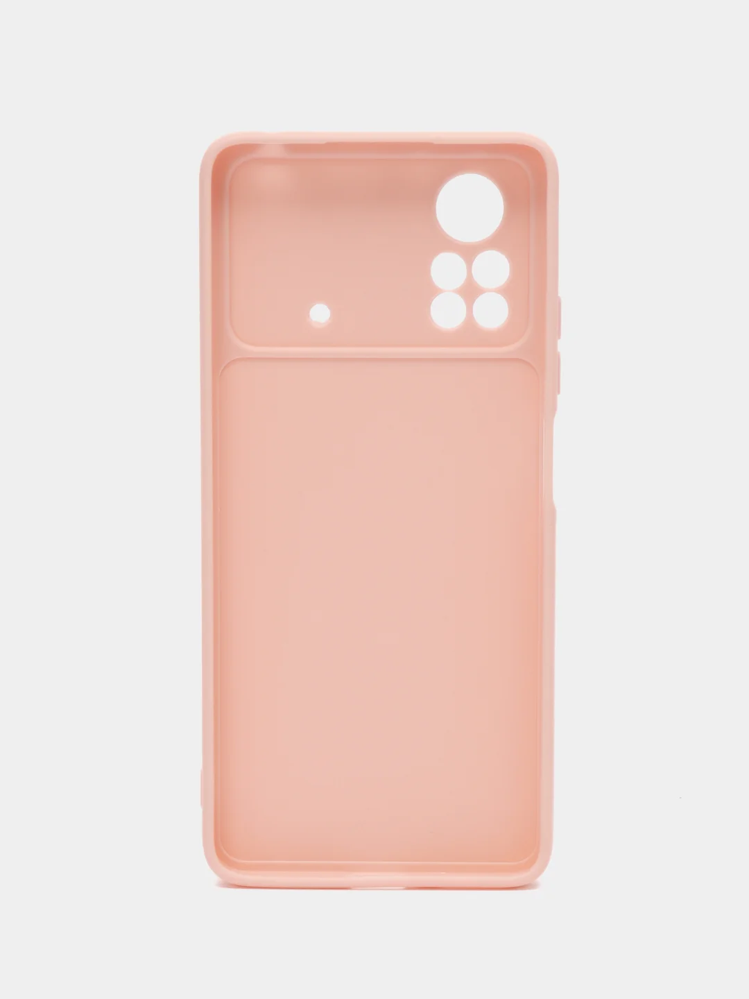 Пудровый чехол Xiaomi Poco X4 Pro (Сяоми Поко Х4 Про), прозрачный