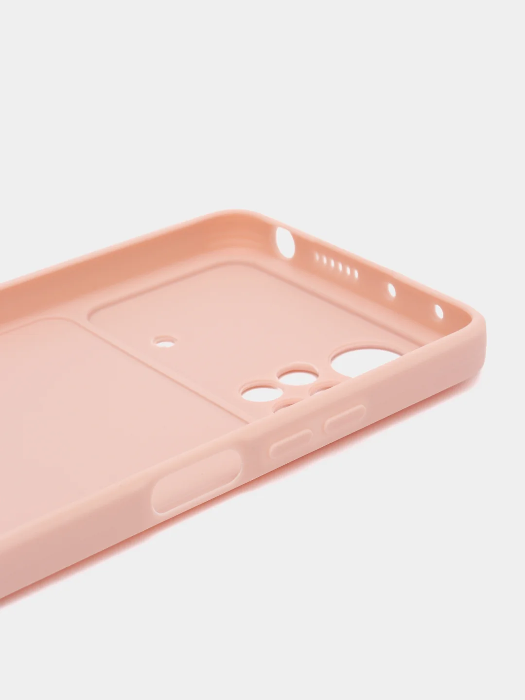 Пудровый чехол Xiaomi Poco X4 Pro (Сяоми Поко Х4 Про), прозрачный