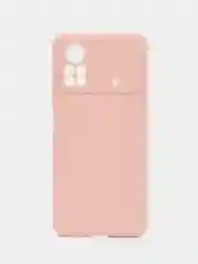 Пудровый чехол Xiaomi Poco X4 Pro (Сяоми Поко Х4 Про), прозрачный