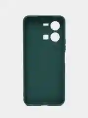 Тёмно-зелёный силиконовый чехол Vivo Y35 4G 2022 (Виво у35 4Г 2022)