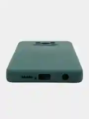 Тёмно-зелёный чехол для Xiaomi Poco X3 NFC, Poco X3 Pro (Сяоми Поко Икс3 нфс, Икс3 Про), силиконовый