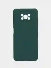 Тёмно-зелёный чехол для Xiaomi Poco X3 NFC, Poco X3 Pro (Сяоми Поко Икс3 нфс, Икс3 Про), силиконовый