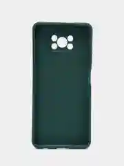 Тёмно-зелёный чехол для Xiaomi Poco X3 NFC, Poco X3 Pro (Сяоми Поко Икс3 нфс, Икс3 Про), силиконовый